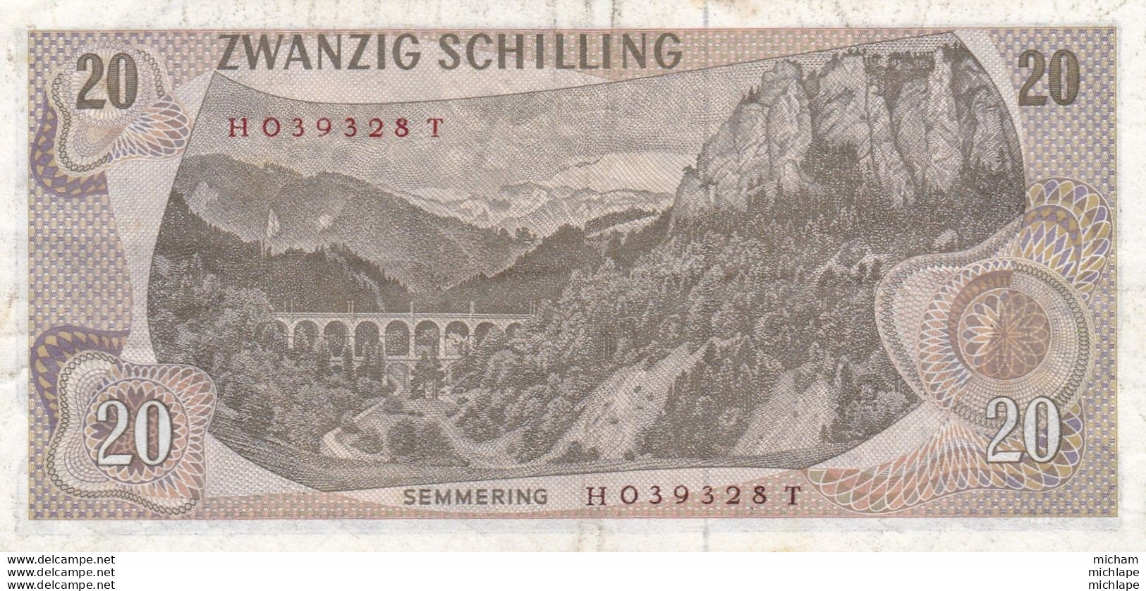 20 Zwanzig Schilling Oesterreichische National Bank - 1967 - H039328T - Autriche