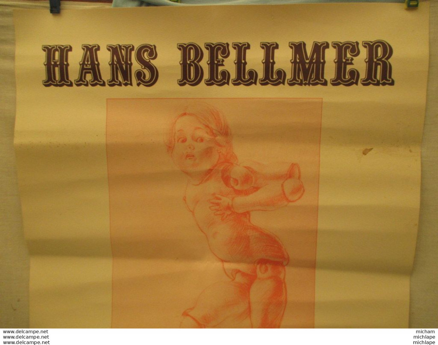 Affiche - Poster -   BELLMER  - 1979 -   50 Cm Par 70 Cm  Bon état - Manifesti