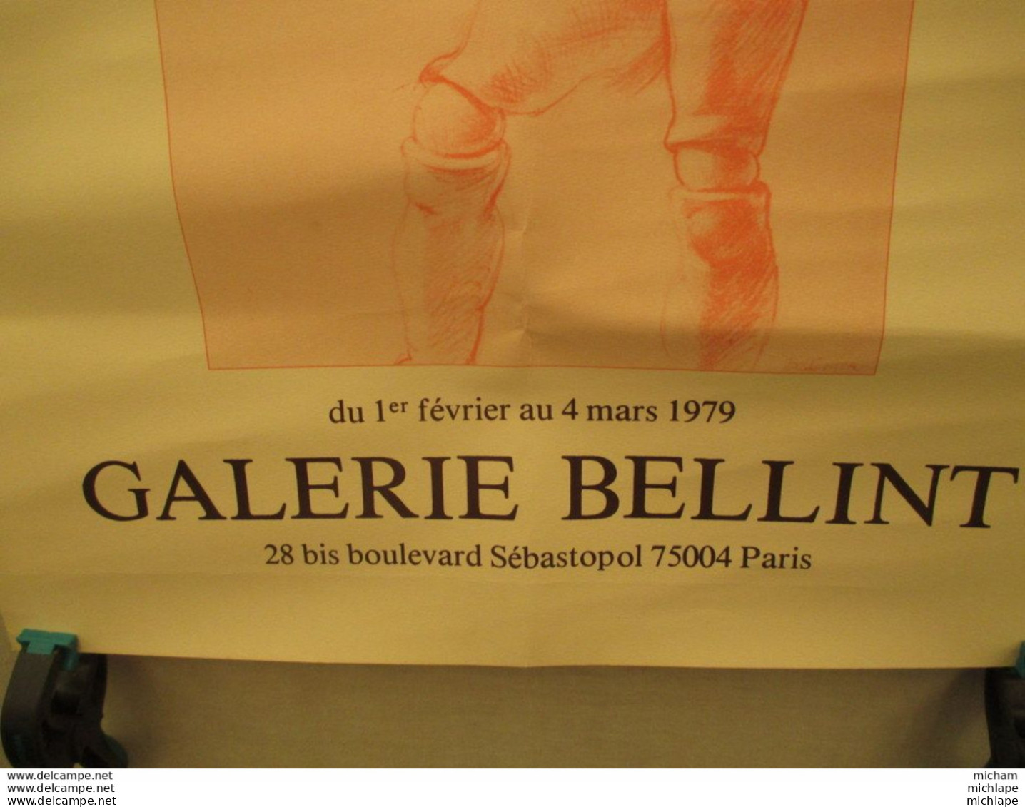 Affiche - Poster -   BELLMER  - 1979 -   50 Cm Par 70 Cm  Bon état - Plakate