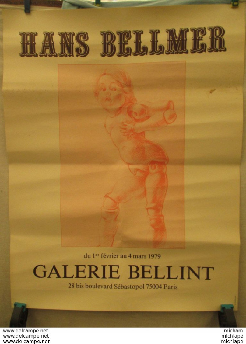 Affiche - Poster -   BELLMER  - 1979 -   50 Cm Par 70 Cm  Bon état - Plakate