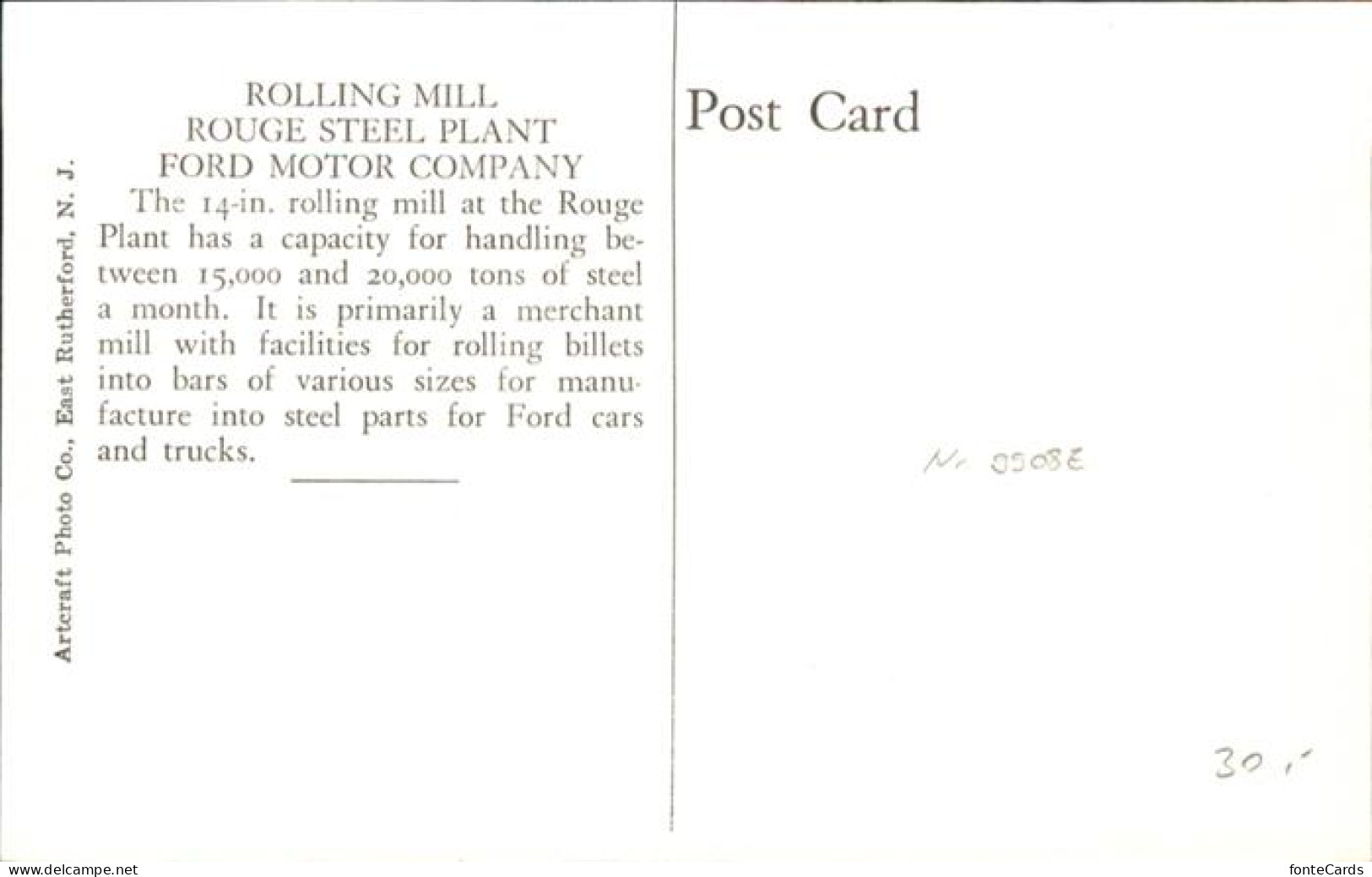 11031895 Dearborn_Michigan Rolling Mioll Rouge Steel Plant Ford Motor Company - Other & Unclassified