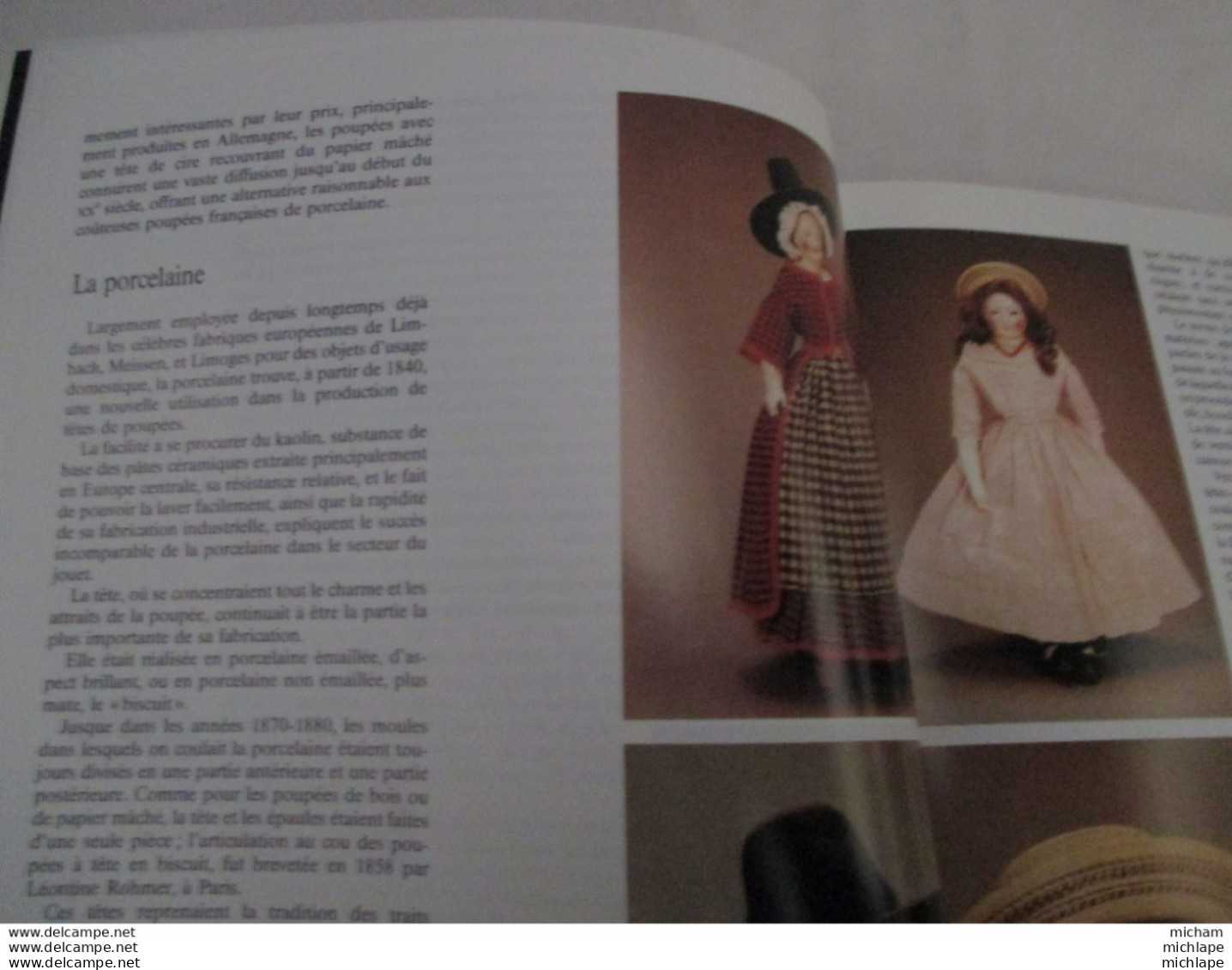 antiquité  et objets d'art - poupées   - 1990 - 79 pages  -edit. fabri - format  22 x 29 -trés bon état