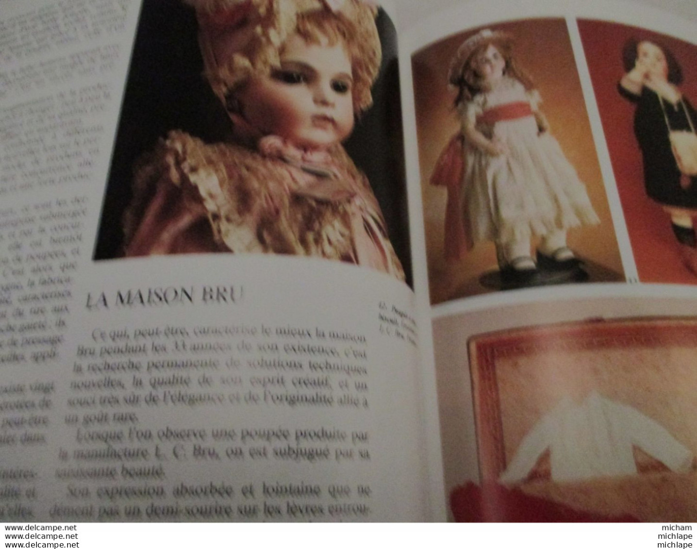 antiquité  et objets d'art - poupées   - 1990 - 79 pages  -edit. fabri - format  22 x 29 -trés bon état
