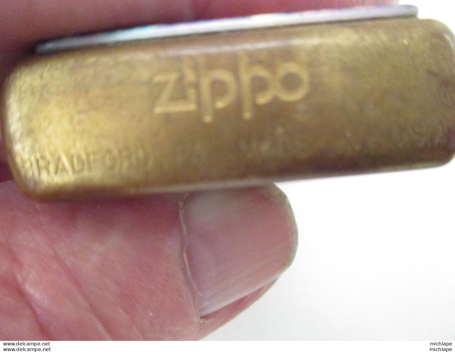 Briquet A Essence - ZIPPO  - Fonctionne - Bradford USA - Decorative Weapons