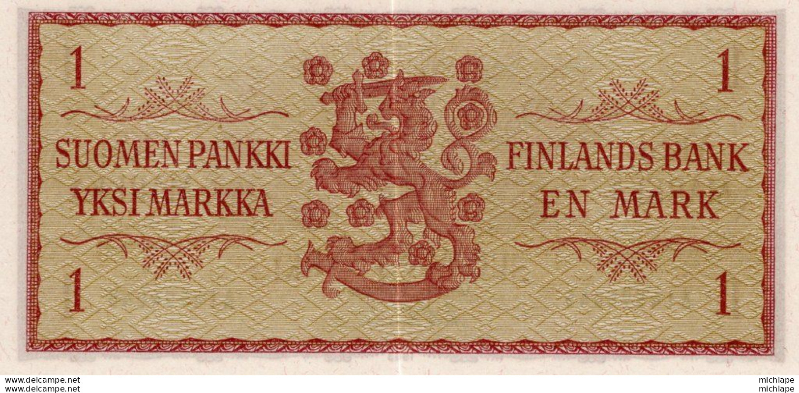 Finlande Billet 1 Markka 1963 Neuf - Finlandia