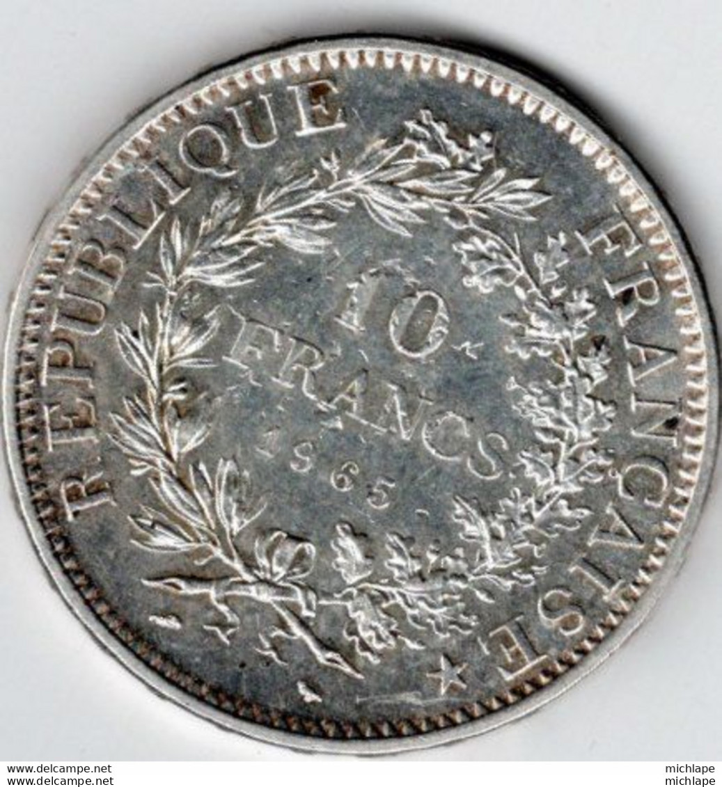 Pièce 10 Francs 1965     En Argent - Superbe - 10 Francs