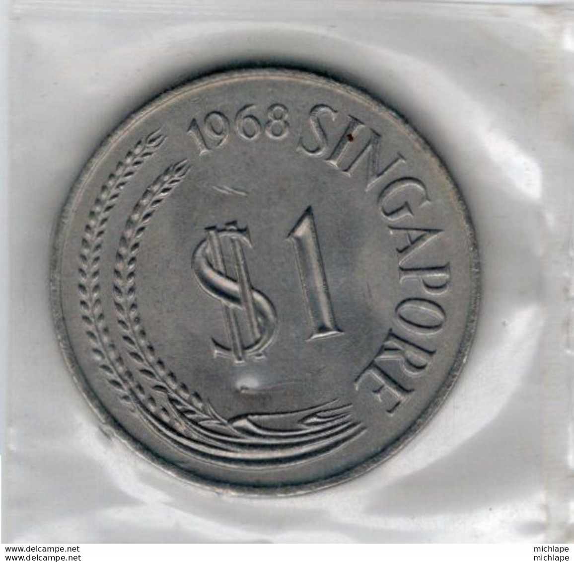 Piece  De Monnaie  MALAYSIE - SINGAPOURE - 1968  -  1 Dollar  Comme Neuve - Malaysie