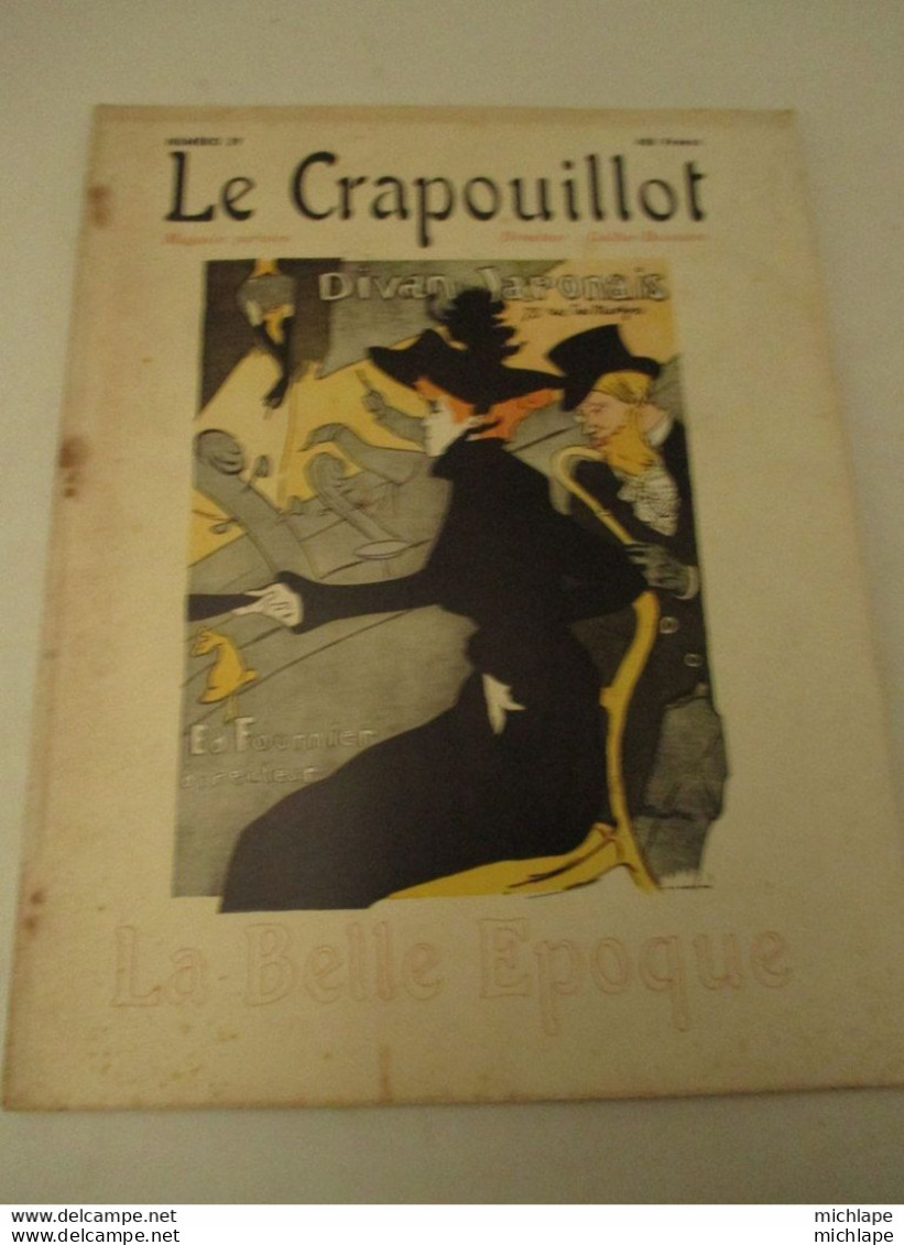 WWI Rare Journal Le Crapouillot (né  dans Les Tranchées ) Format 25 Cm  X 33 Cm  N ° 29 Bon état Illustré  Par  Lautrec - Francese