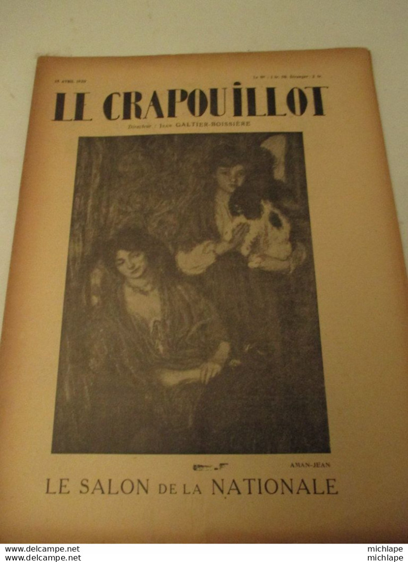 WWI Rare Journal Le Crapouillot (né  dans Les Tranchées ) Format 25 Cm  X 33 Cm  - 15  Avril 1920 - Francese