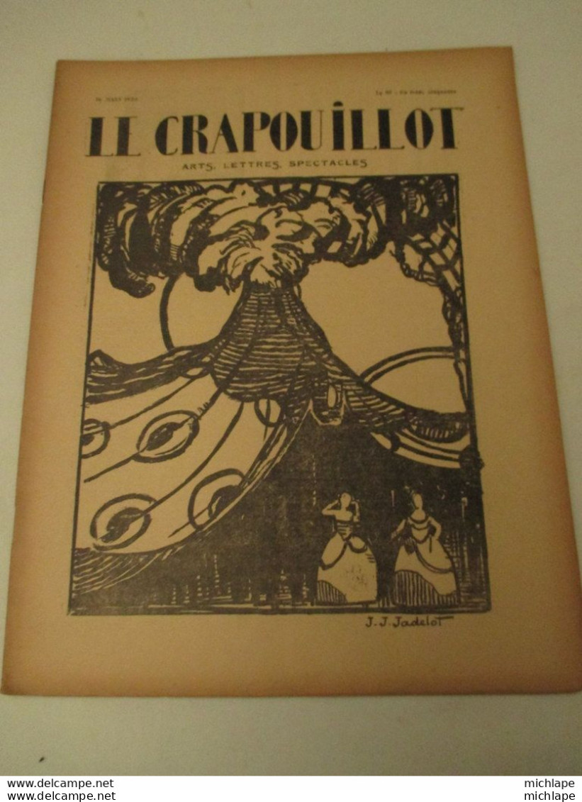 WWI Rare Journal Le Crapouillot (né  dans Les Tranchées ) Format 25 Cm  X 33 Cm  - 16  Mars 1920 - French