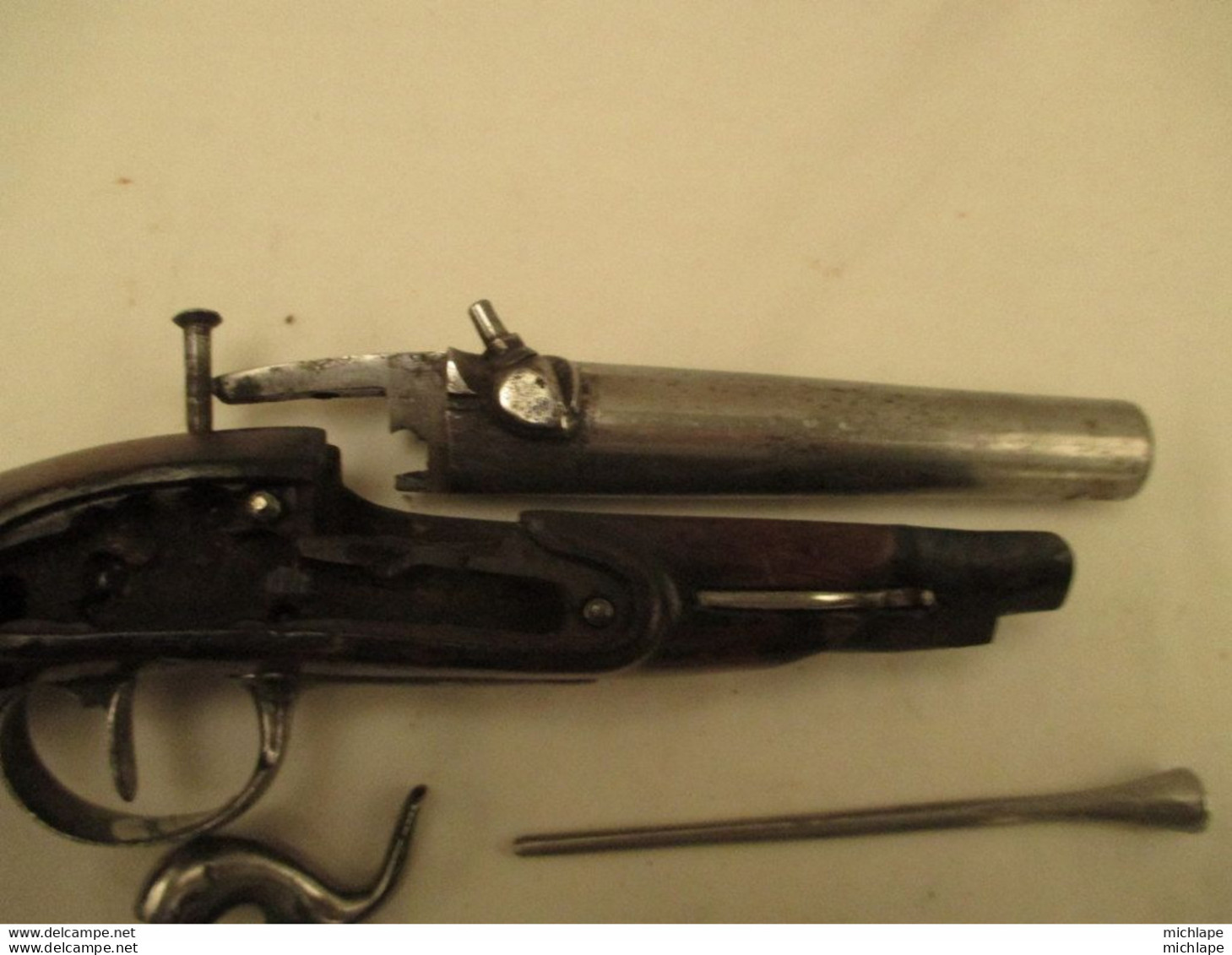 pistolet de gendarmerie an IX T (pas courant ) manufacture imp. de Maubeuge - bon état générale - transformé en arsenal