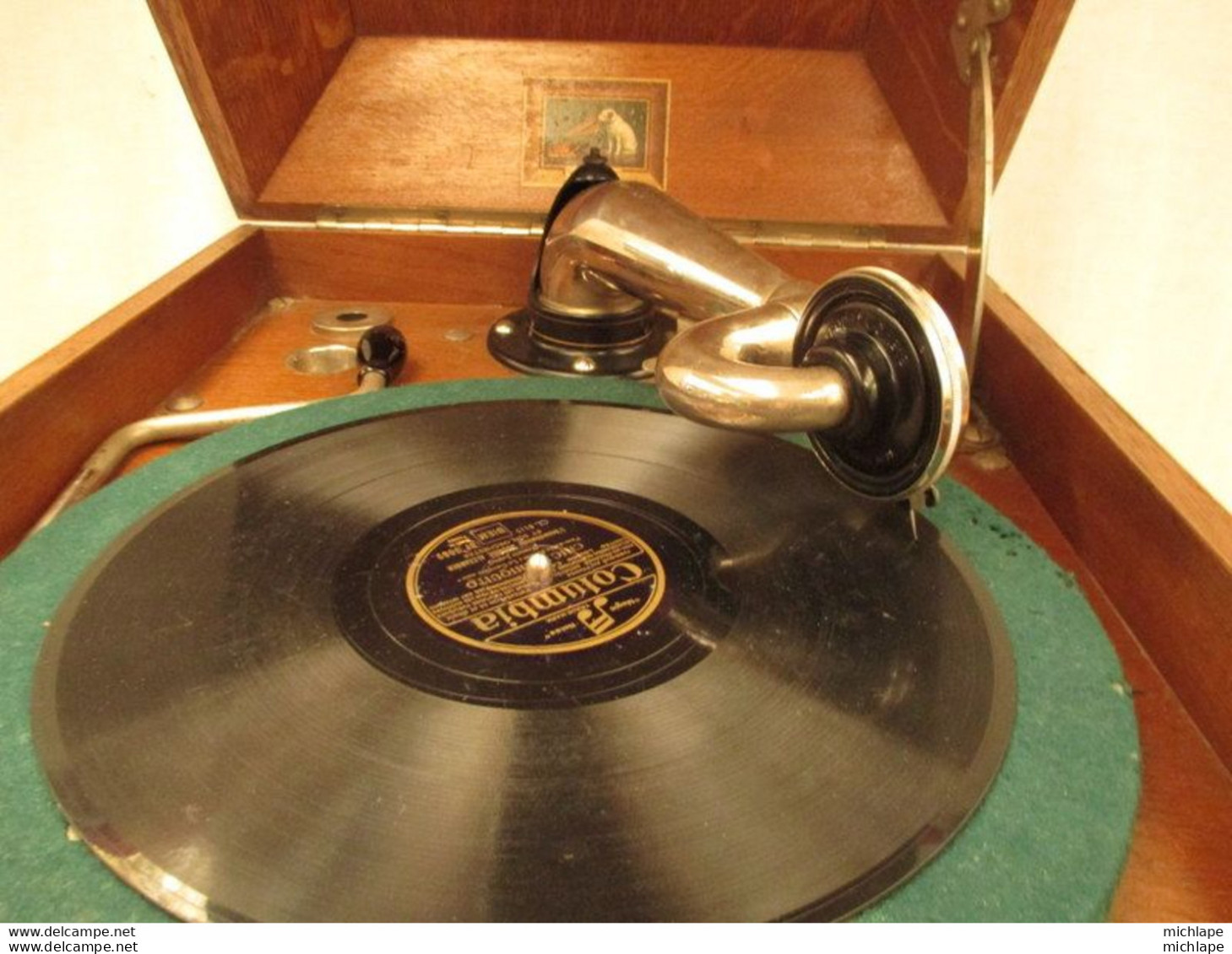 Beau Phonographe (la Voix De Son Maitre ) Complet - Fonctionne Parfaitement - 25Kg - Musical Instruments