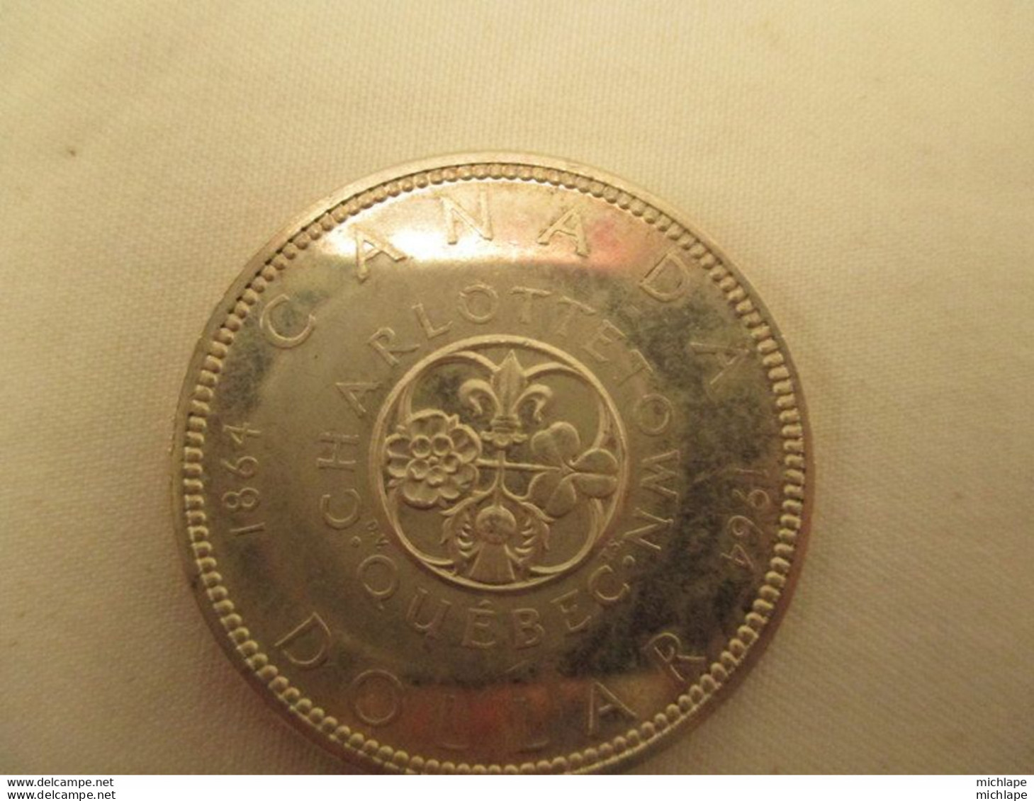 Dollar Argent 1854 Elisabeth II  Del Gratia  , Superbe - Canada