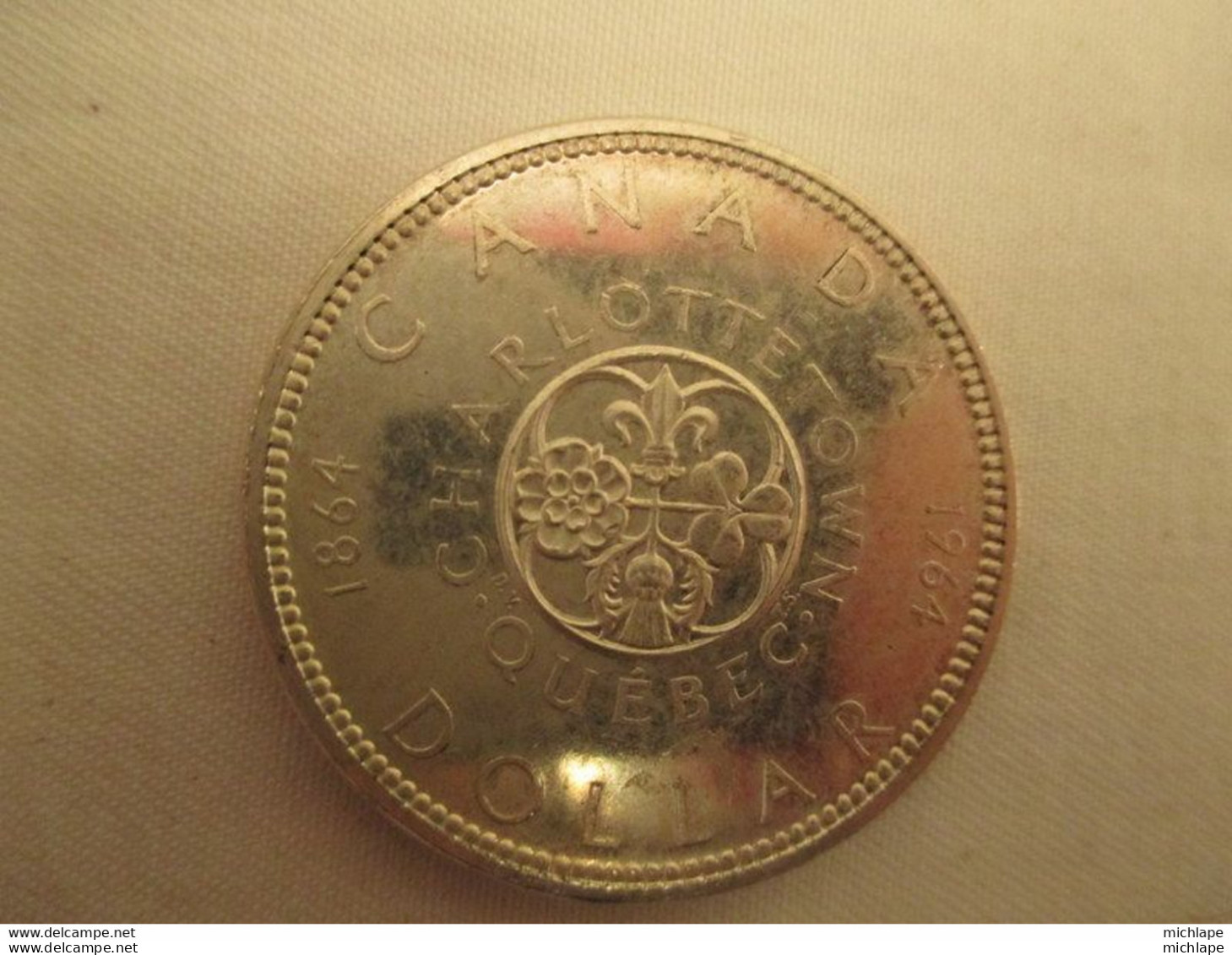 Dollar Argent 1854 Elisabeth II  Del Gratia  , Superbe - Canada