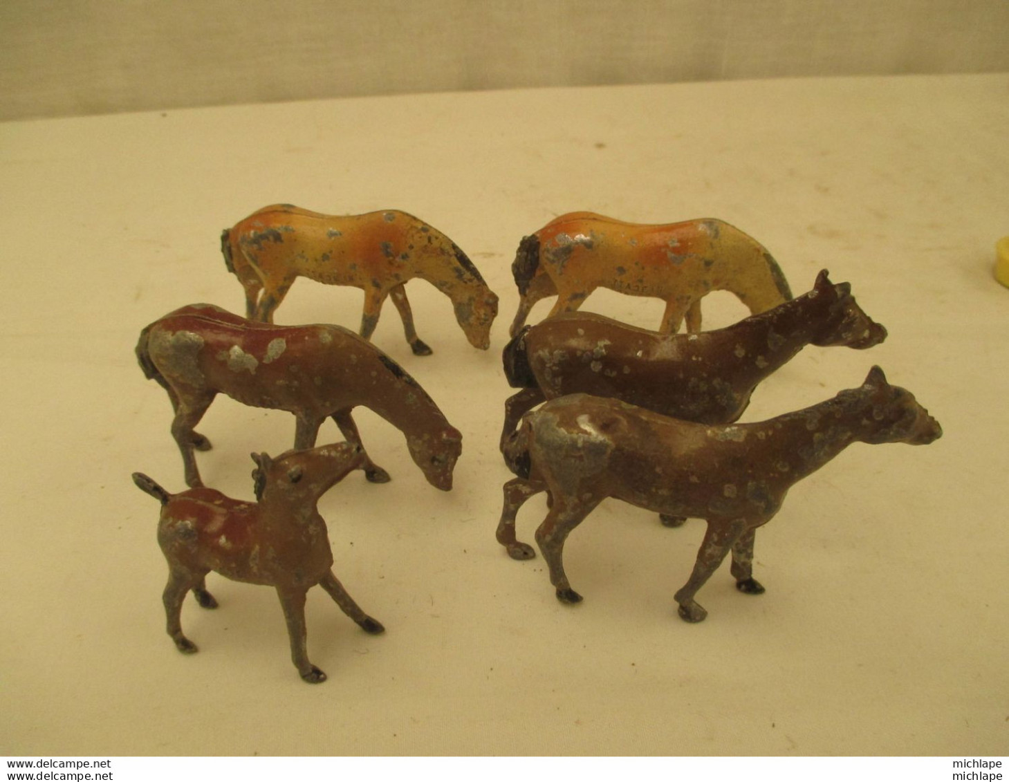 Lot De  6 Chevaux  Kiralu - Giocattoli Antichi