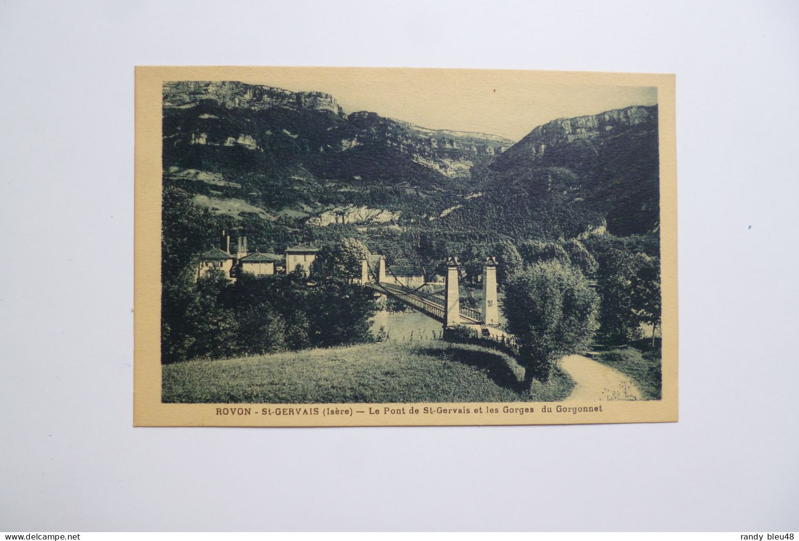 ROVON - SAINT GERVAIS  -  38  - Le Pont De Saint Gervais Et Les Gorges Du Gorgonnet   -  Isère - Other & Unclassified
