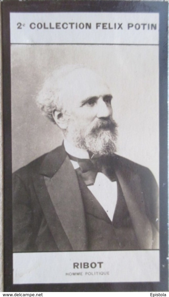 ▶︎ Alexandre Ribot Né à Saint-Omer  - Président Du Conseil Des Ministres Français -  Collection Photo Felix POTIN 1908 - Félix Potin