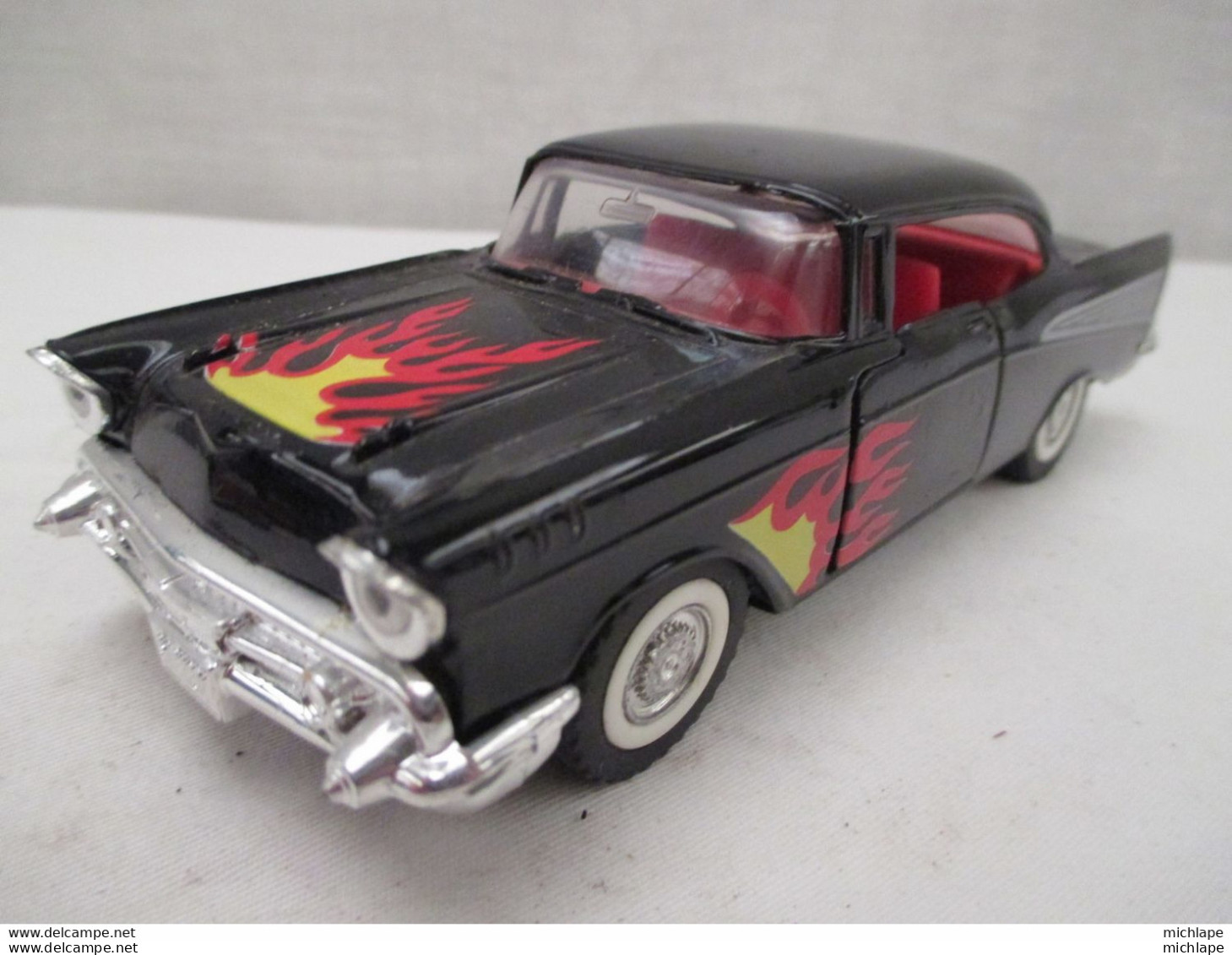 Miniature Voiture  - CHEVY BEL AIR 57 - Majorette - Echelle 1:32