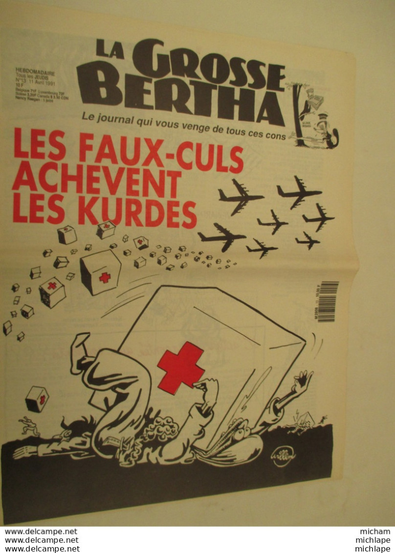 La Grosse Bertha  N° 13 Journal Satyrique  12 Pages - 1950 - Today
