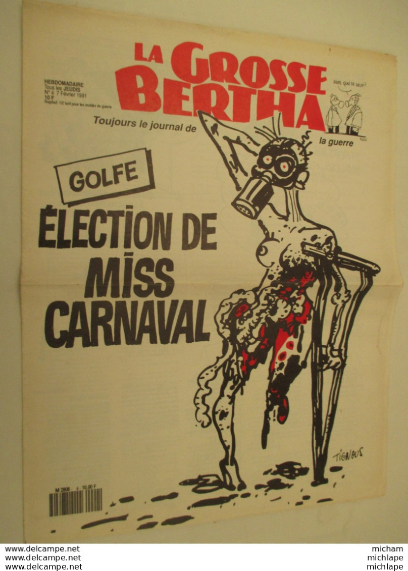 La Grosse Bertha  N° 4 Journal Satyrique  12 Pages - 1950 à Nos Jours