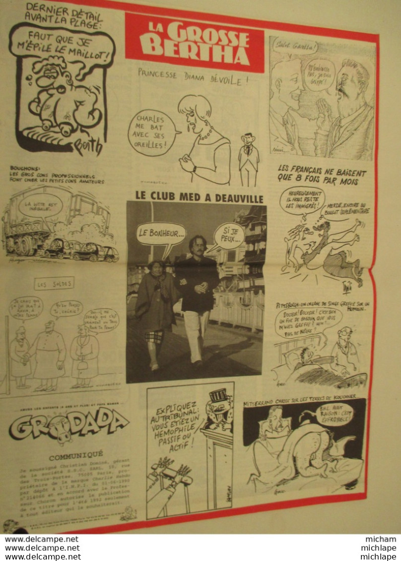 La Grosse Bertha  N° 75 Journal Satyrique  12 Pages - 1950 - Heute