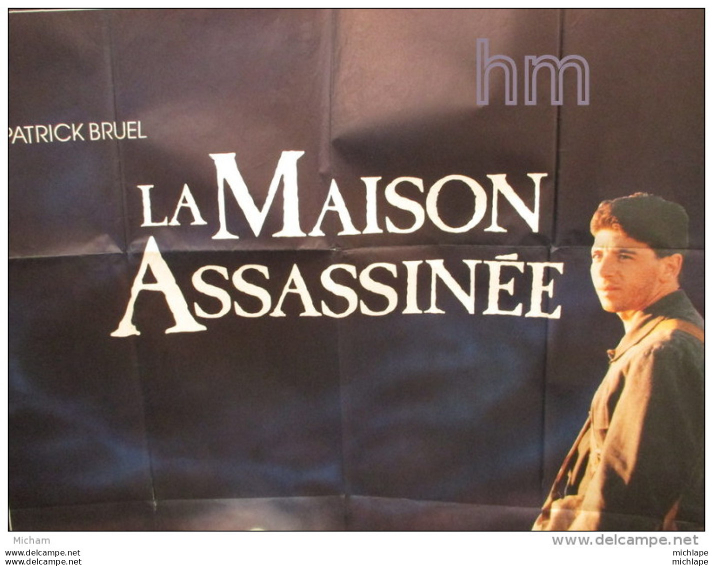 GRANDE AFFICHE DE FILM LA MAISON ASSASSINEE  1m15 X 1m58 - Posters