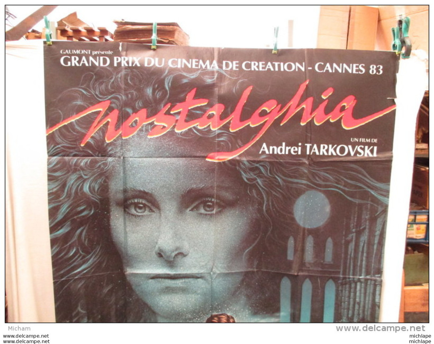 GRANDE AFFICHE DE FILM  NOSTALGIA 1m14 X 1m54 - Affiches