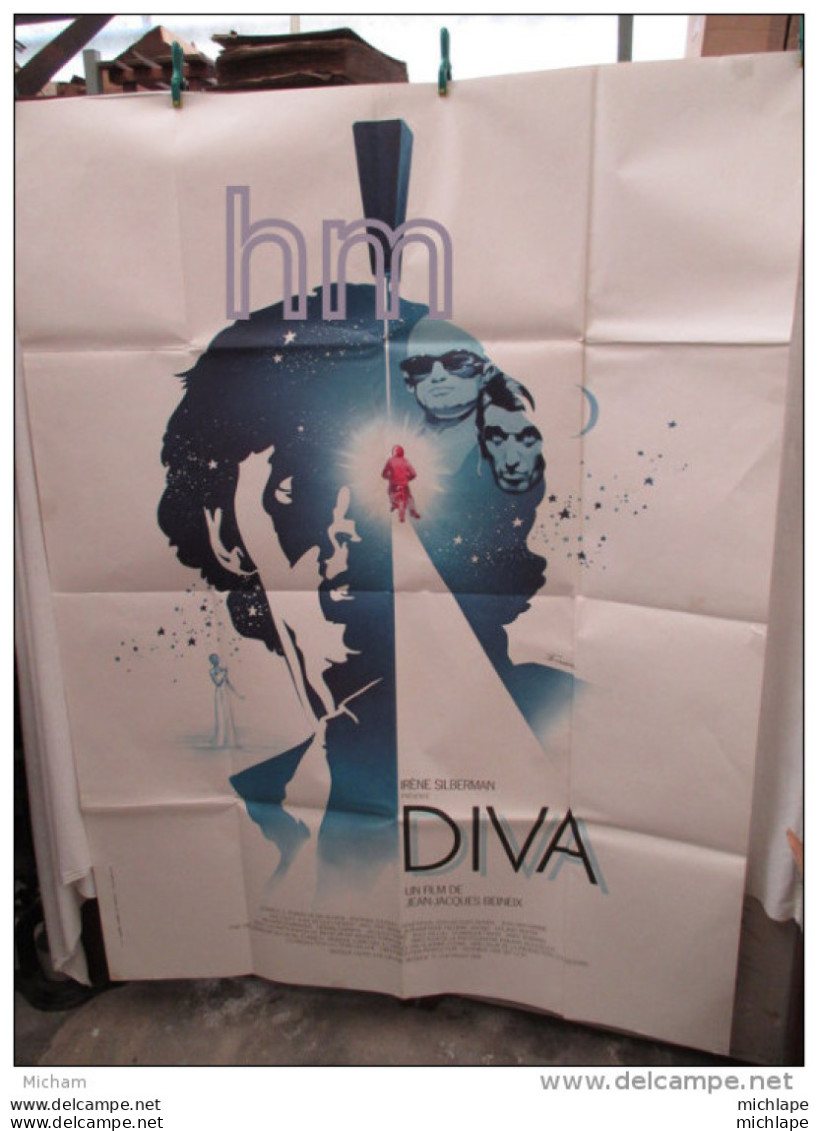 GRANDE AFFICHE DE FILM   DIVA 1m19 X 1m58 - Plakate