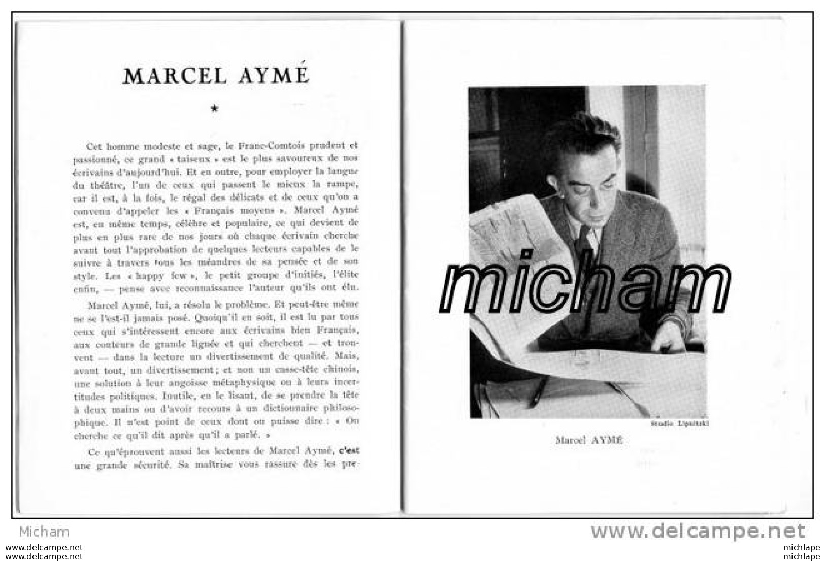 N°7  THEATRE  COMEDIE DES CHAMPS ELYSEES(CLERAMBARD DE M. AYME) 12X15cm  24 PAGES PARFAIT ETAT AVEC J. DUBY HUGETTE DUFL - Programmes