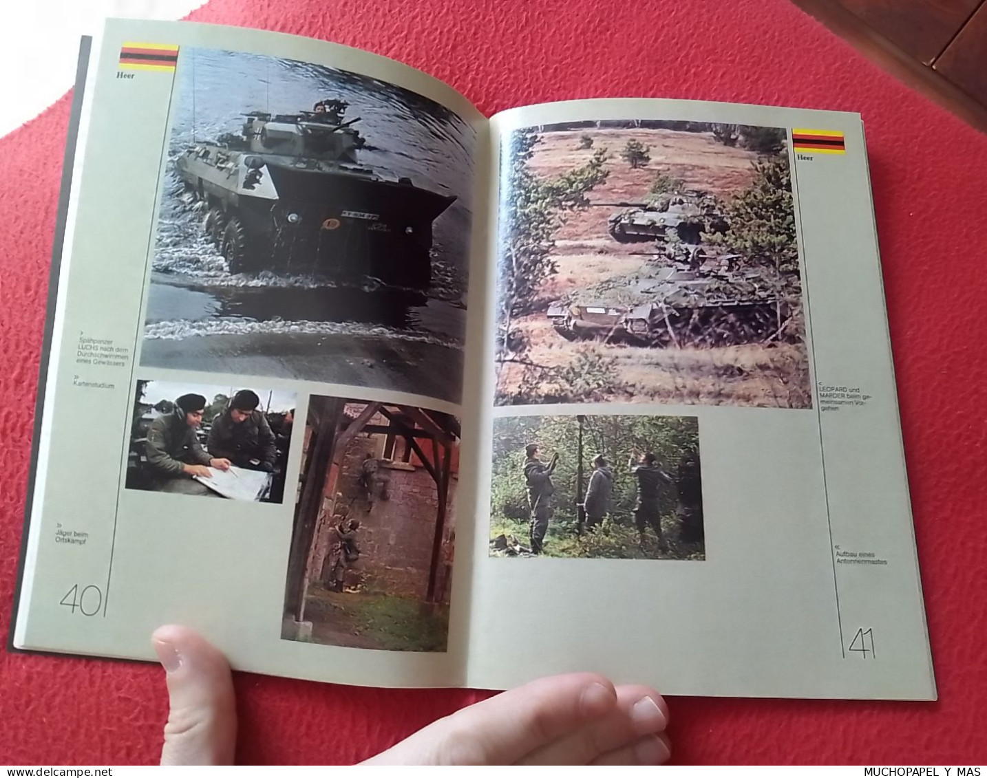 LIBRO GUÍA CUADERNO DIE BUNDES WEHR ALEMANIA GERMANY MILITAR EL EJÉRCITO FEDERAL BUNDESREPUBLIK ¿ RFA ? ARMY DEUTSCHLAND