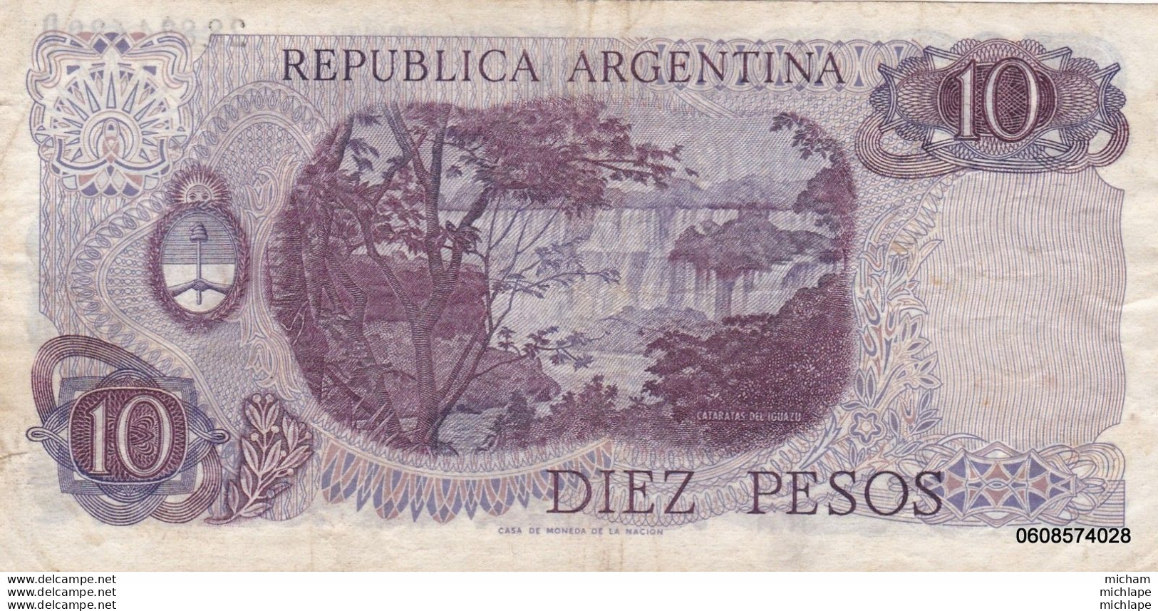 Argentine  10 Pesos - Argentina