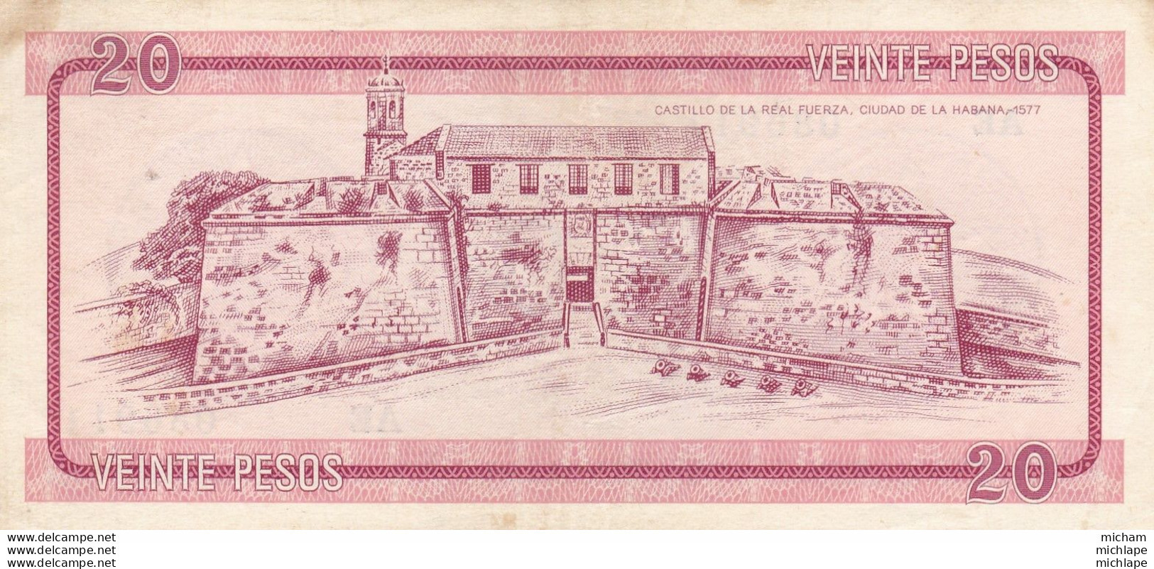 Cuba 20 Veinte  Pesos Certificado De  Divisa - Kuba