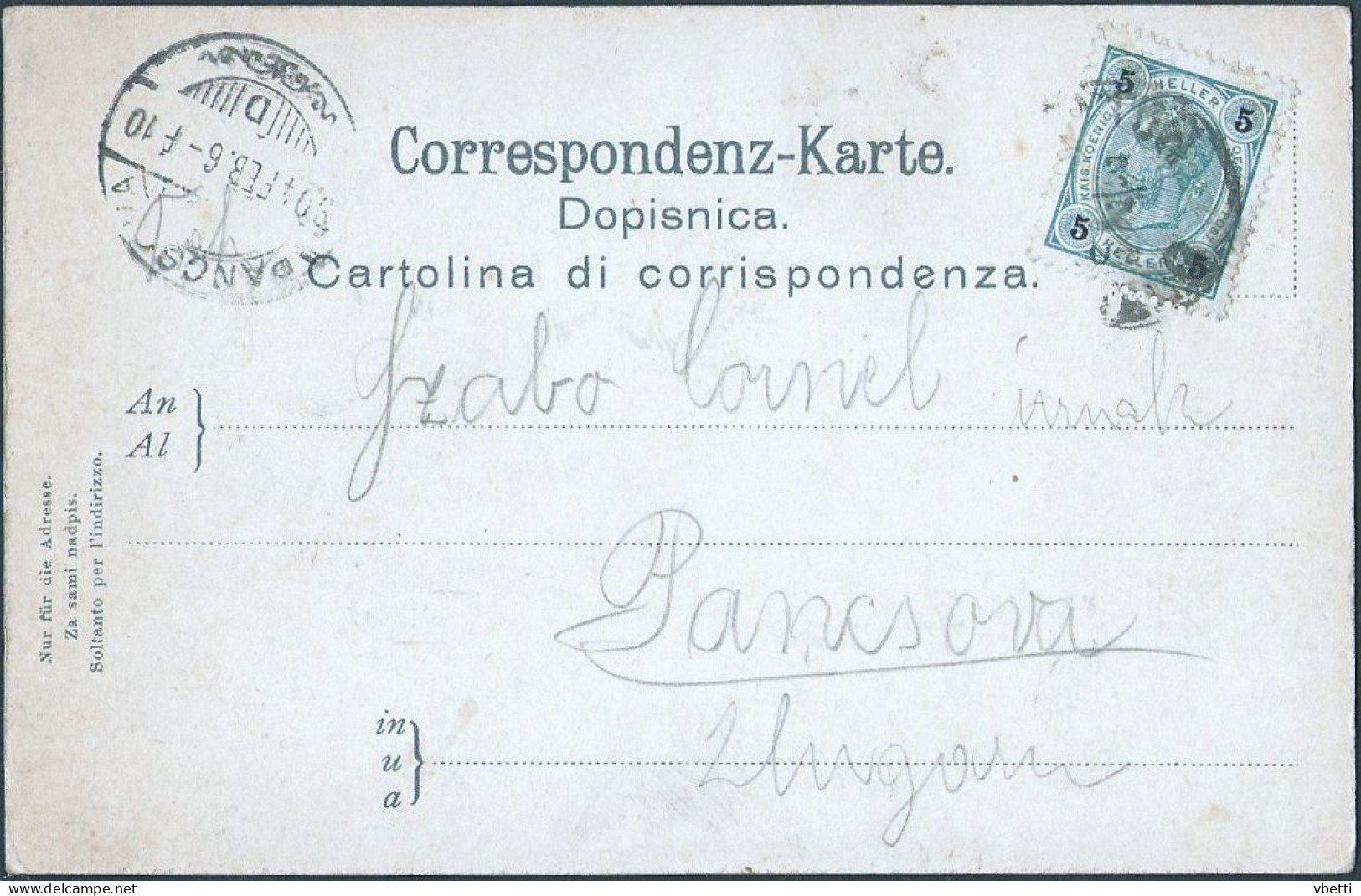 Montenegro: Cattaro (Kotor)   1904 - Montenegro