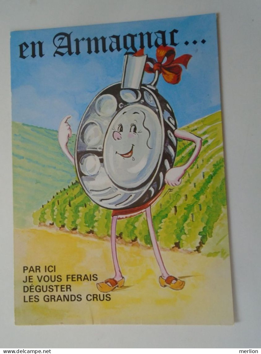 D203222    CPM -   En Armagnac  -Alcohol - Humor -  Par Ici Je Vous Ferais Déguster Les Grands Crus  -Combier Macon - Humour