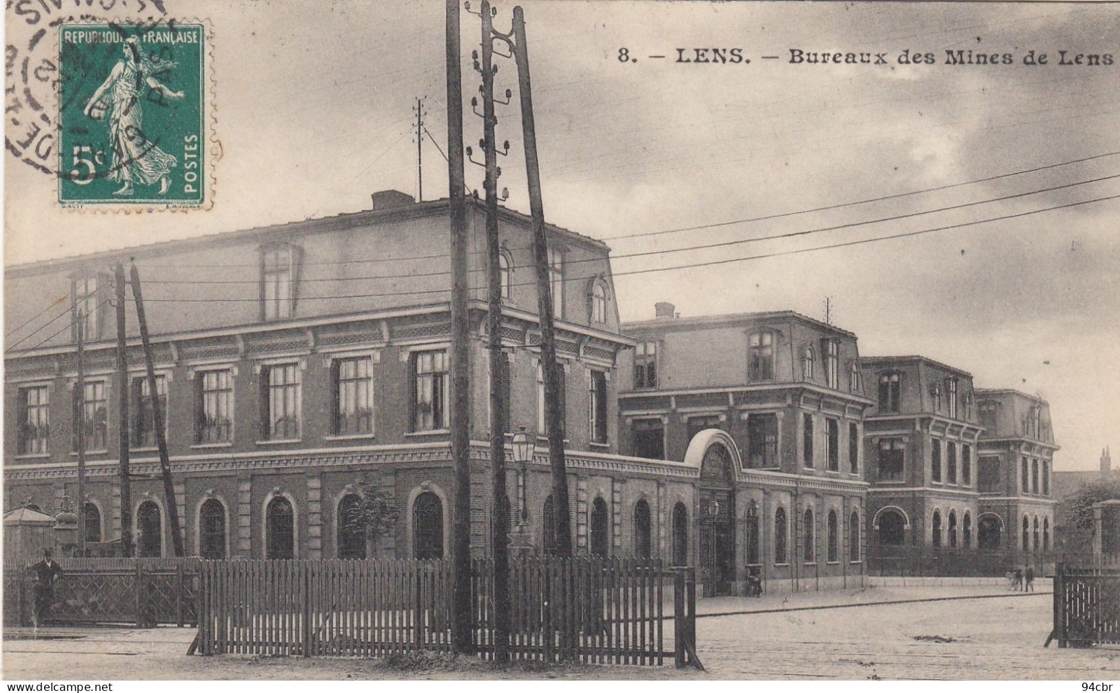 CPA ( 62) LENS    Bureaux Des Mines - Lens