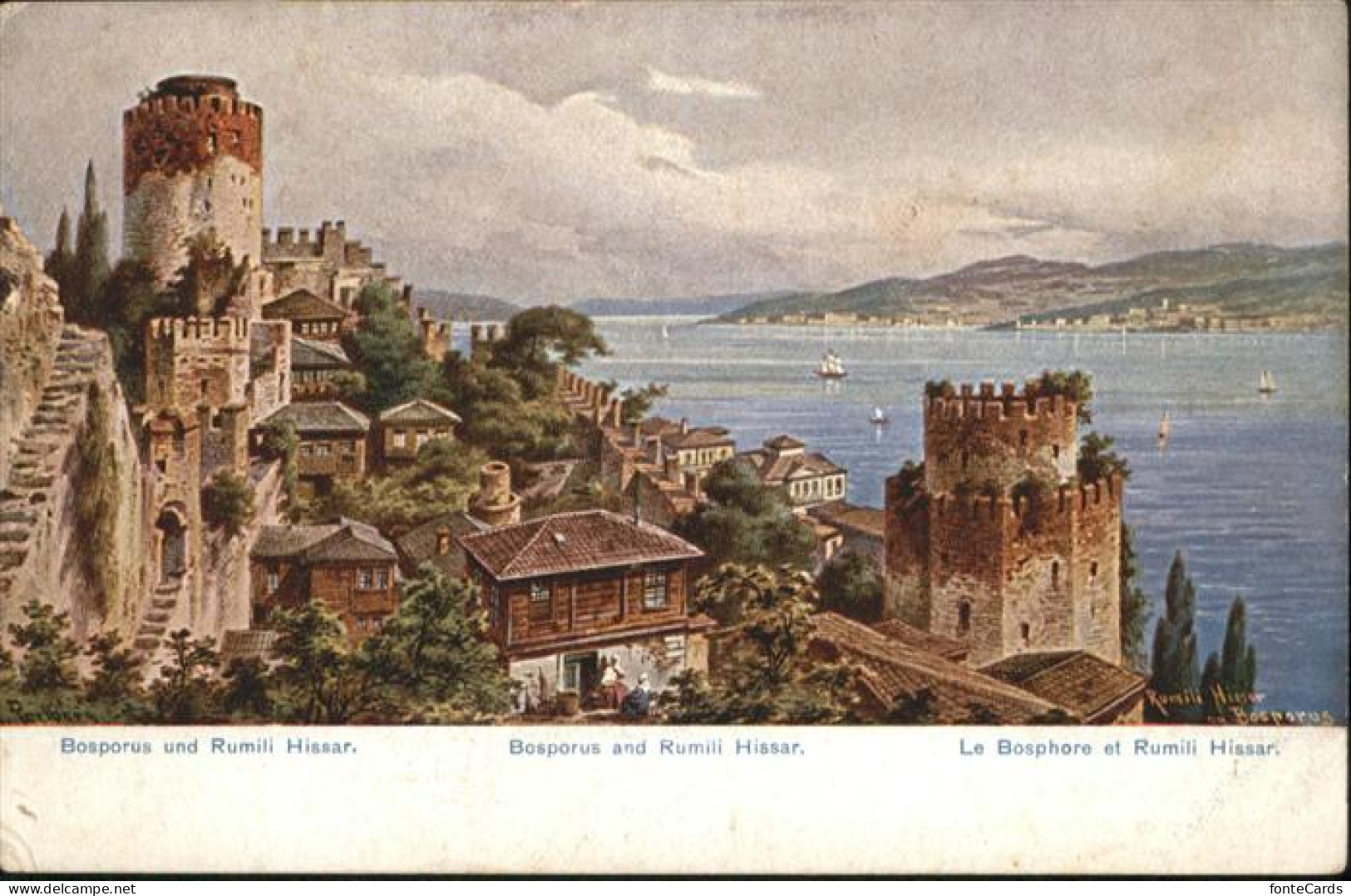 11028499 Istanbul Constantinopel Bosporus Rumili Hissar  - Turquia