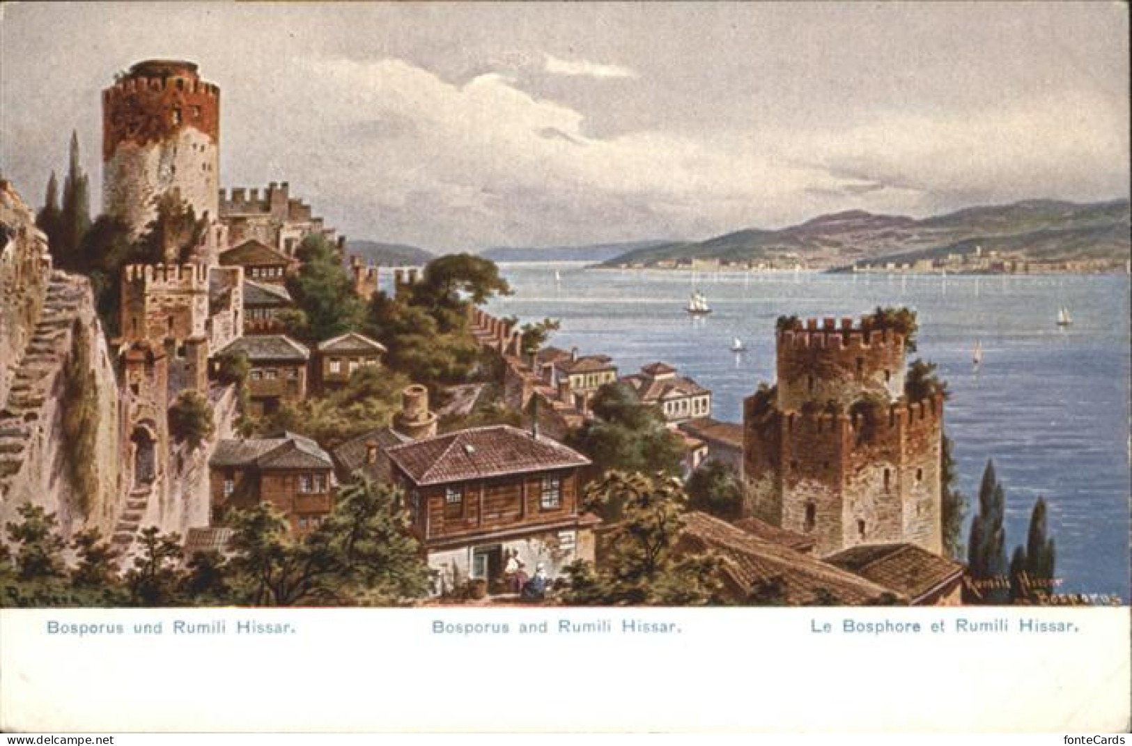 11028484 Istanbul Constantinopel Bosporus Rumili Hissar  - Turquie