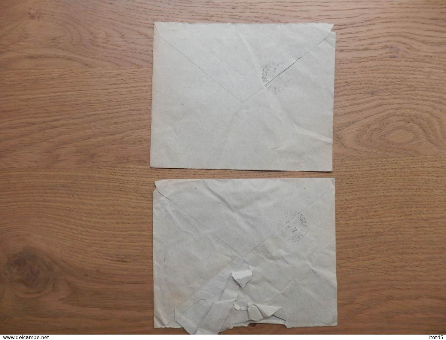 LOT DE 2 ENVELOPPES ROURE-BERTRAND FILS & JUSTIN DUPONT GRASSE 1931 - 1921-1960: Modern Period