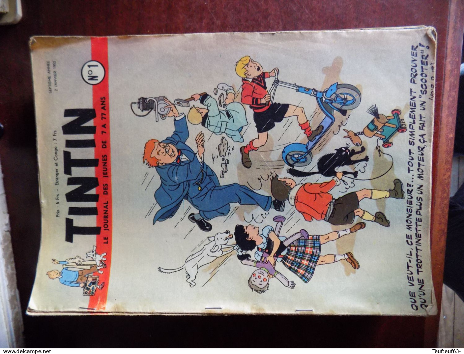 Tintin Année 1952 Complète ( Couverture Hergé , Vandersteen ) - - Tintin