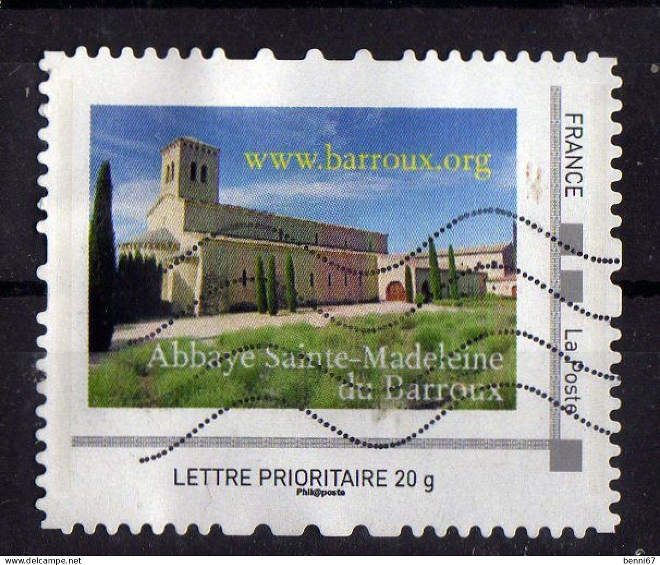 FRANCE MonTimbramoi Abbaye Sainte-Madeleine Du Barroux Obl - Otros & Sin Clasificación