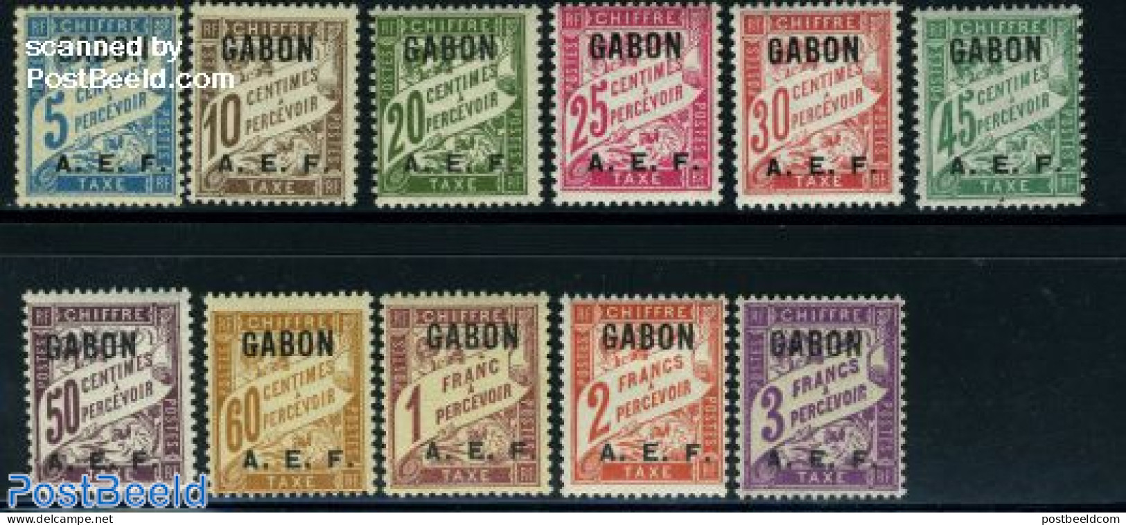 Gabon 1928 Postage Due 11v, Unused (hinged) - Other & Unclassified