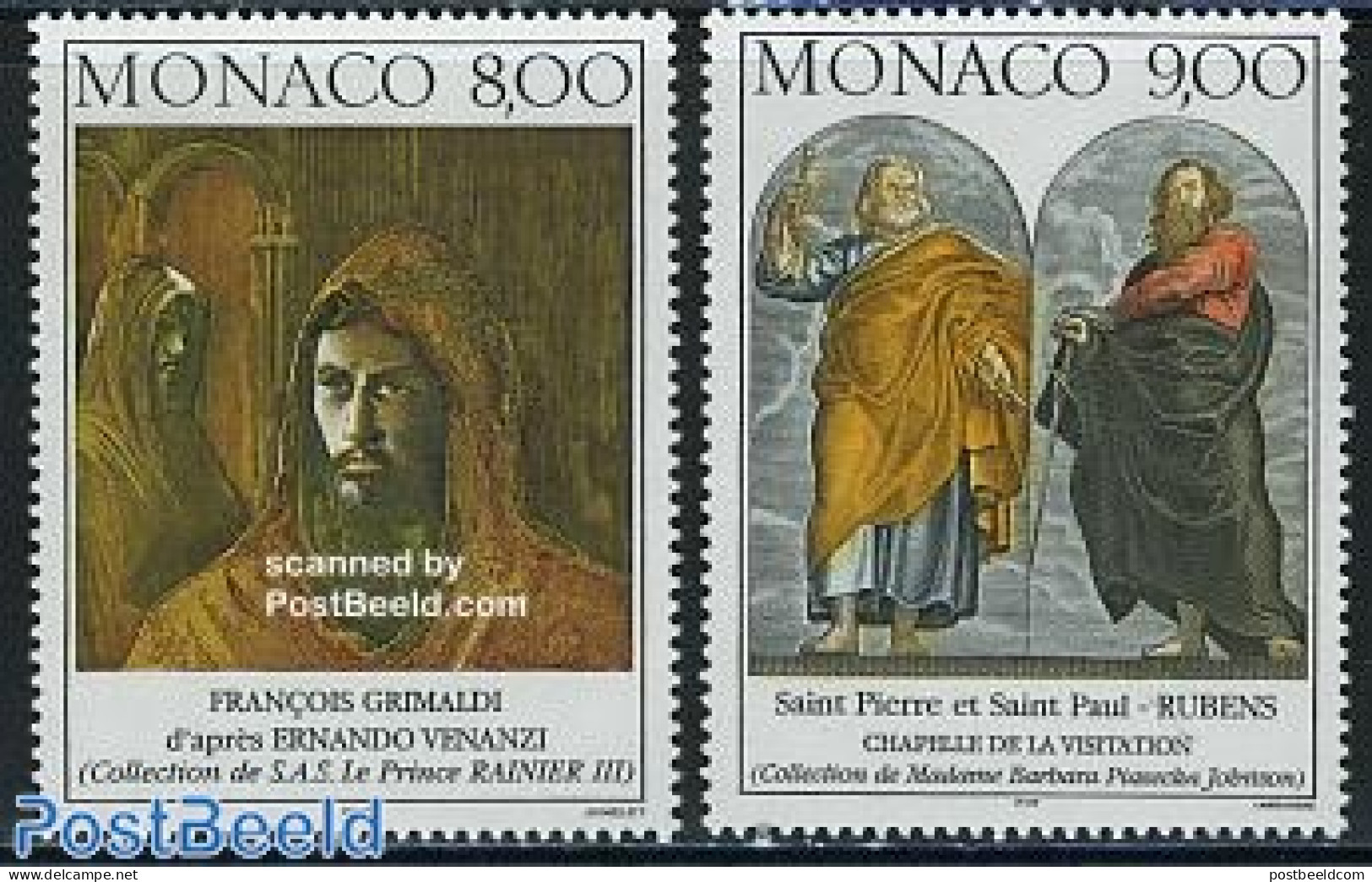 Monaco 1997 Art 2v, Mint NH, Art - Paintings - Unused Stamps