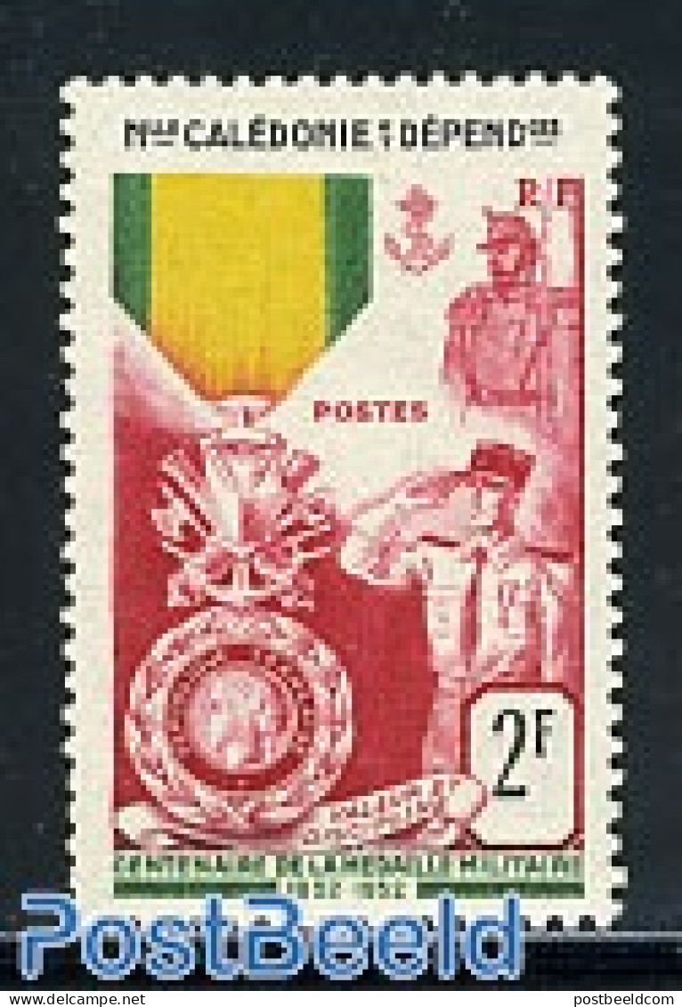 New Caledonia 1952 Military Order 1v, Mint NH, History - Decorations - Neufs