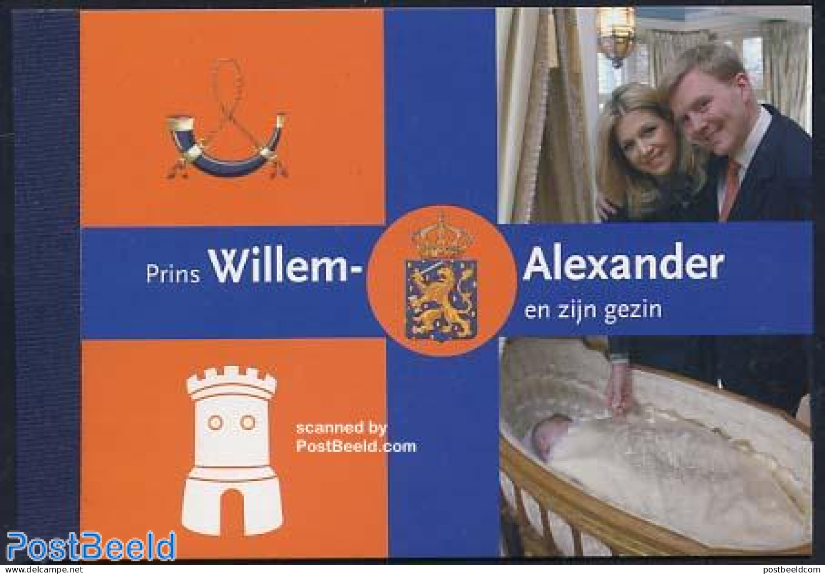Netherlands 2004 Prince Willem Alexander Prestige Booklet, Mint NH, History - Kings & Queens (Royalty) - Stamp Booklets - Neufs