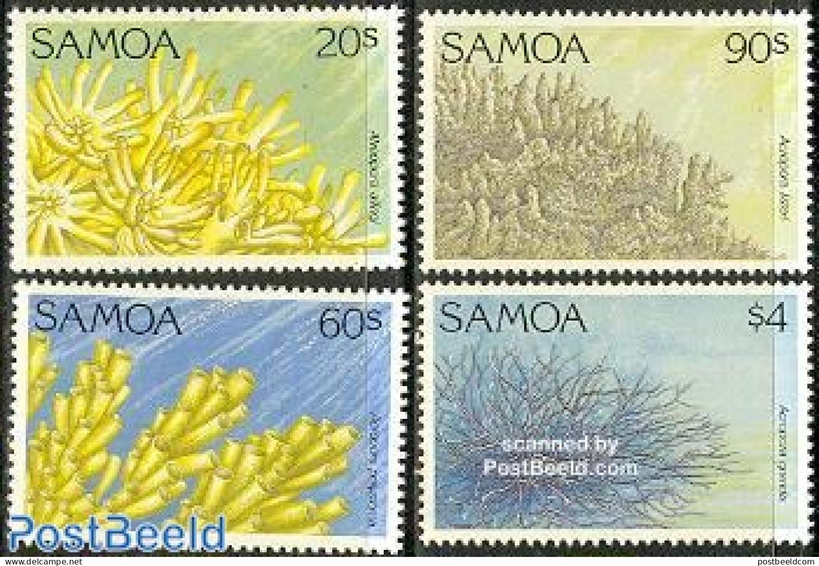 Samoa 1994 Corals 4v, Mint NH, Nature - Samoa