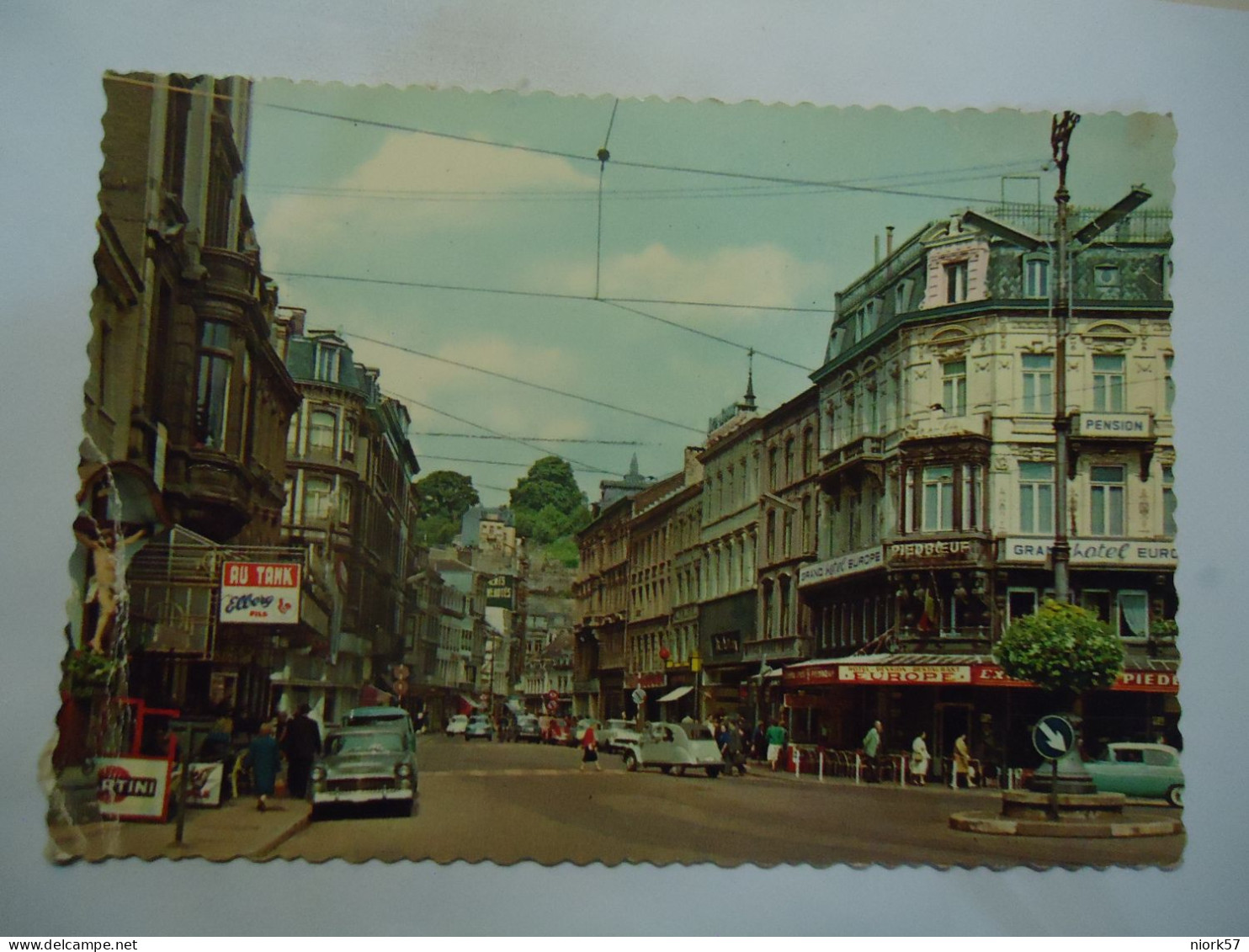 BELGIUM  POSTCARDS GRAND HOTEL EUROPE 1964 PAIR STAMPS - Other & Unclassified