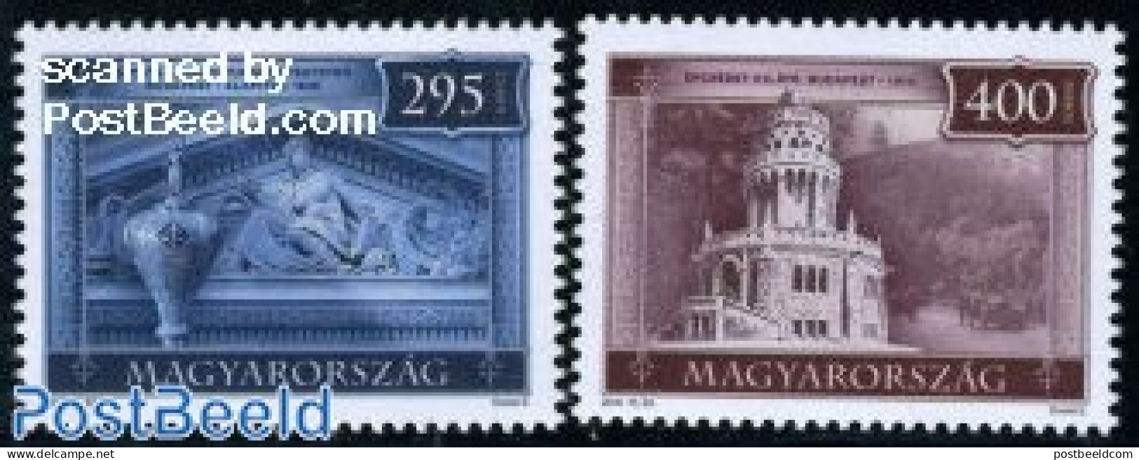 Hungary 2010 Budapest History 2v, Mint NH, Transport - Automobiles - Art - Sculpture - Unused Stamps