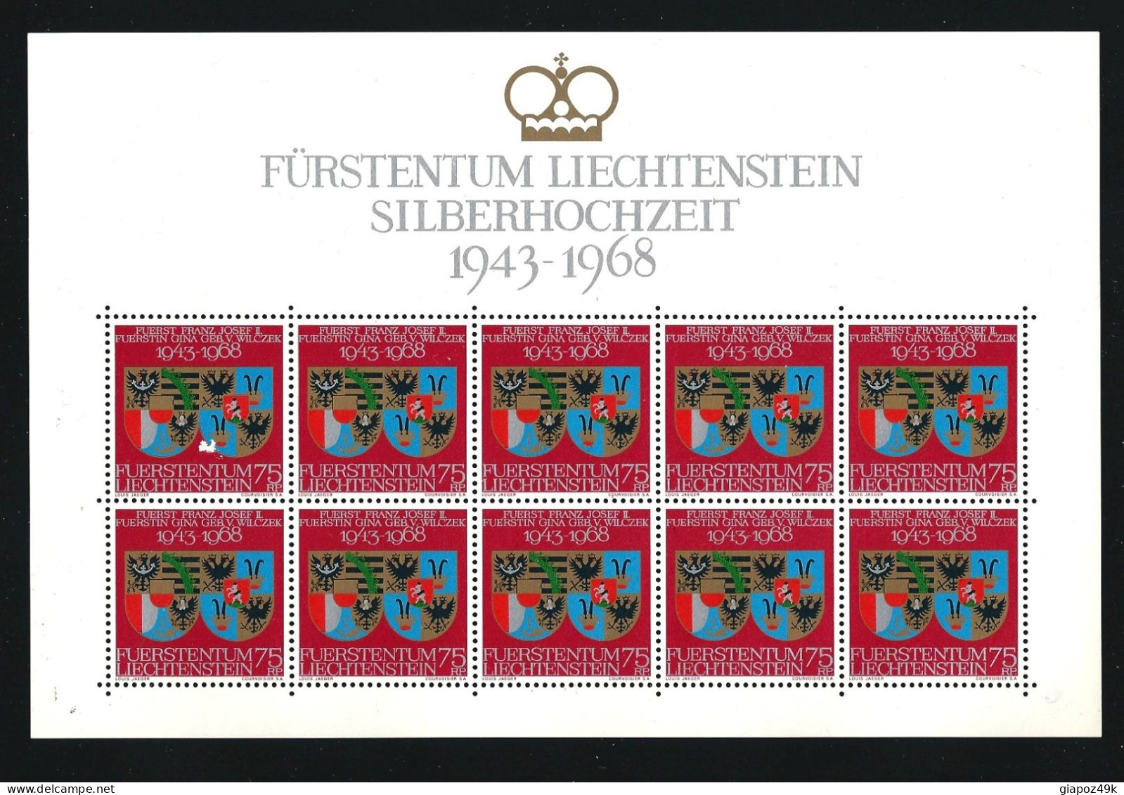 ● LIECHTENSTEIN 1960 / 76 ֍ COLLEZIONE di 40 MINIFOGLI ● tutte serie complete + omaggio ● sottofacciale ●