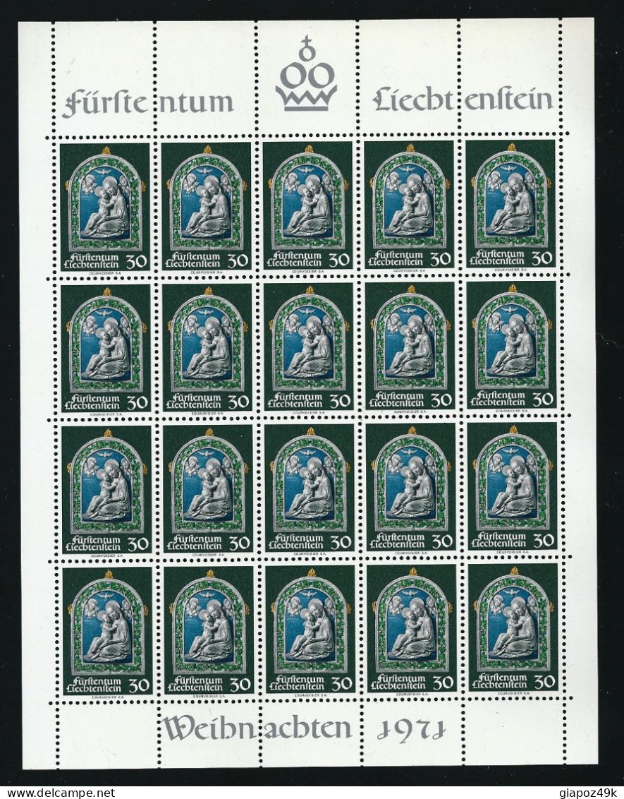 ● LIECHTENSTEIN 1960 / 76 ֍ COLLEZIONE di 40 MINIFOGLI ● tutte serie complete + omaggio ● sottofacciale ●