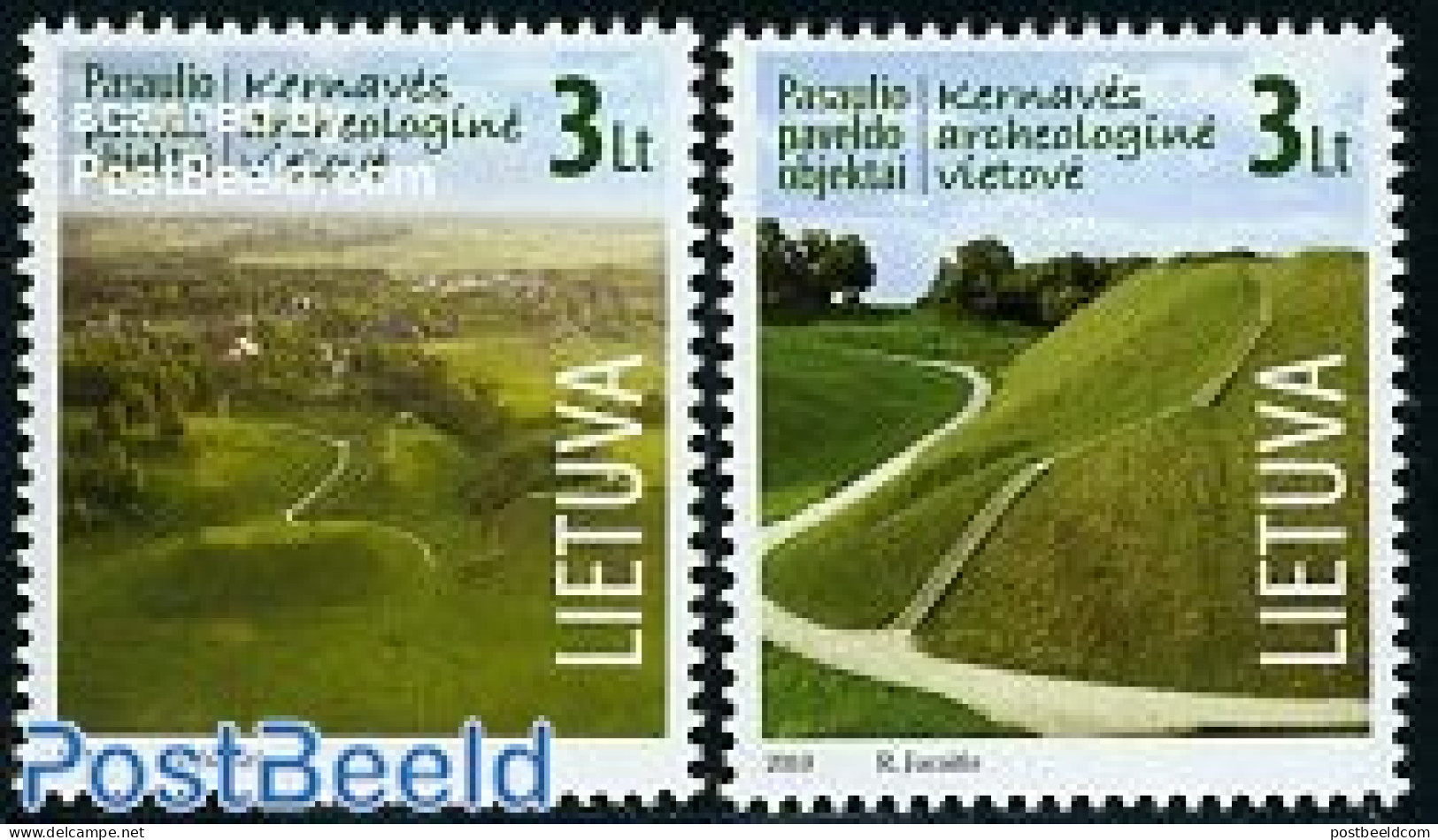 Lithuania 2010 Archaeology 2v, Mint NH, History - Archaeology - Archaeology
